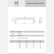 Solid Brass Cabinet Bar Pull Handles gallery detail image