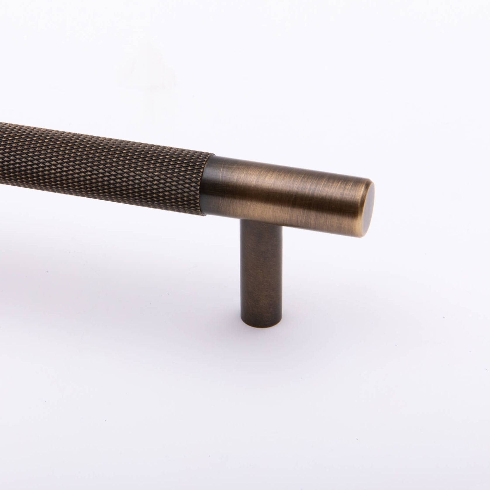 Solid Brass Kitchen Knurled Handles | Tallow Beach gallery detail image