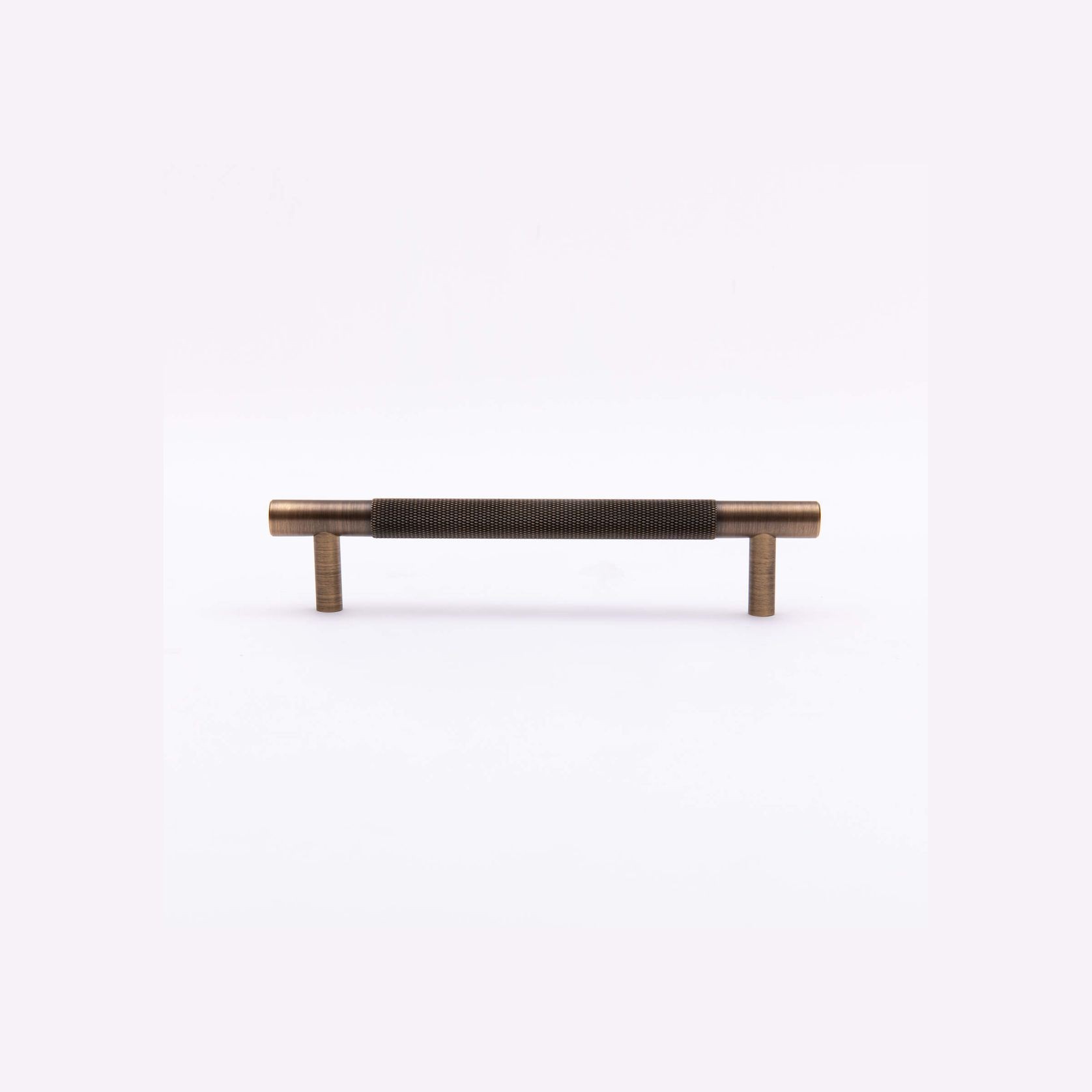 Kitchen Knurled handles solid Brass /aged antique brass Tallow Beach gallery detail image