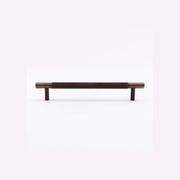 Kitchen Knurled handles solid Brass /aged antique brass Tallow Beach gallery detail image