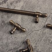 Clovelly Antique Brass Cabinet Handles gallery detail image