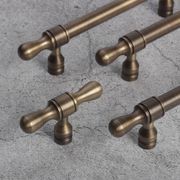 Clovelly Antique Brass Cabinet Handles gallery detail image