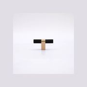 Vaucluse Black and Brass Drawer Handles gallery detail image