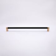 Vaucluse Black and Brass Drawer Handles gallery detail image