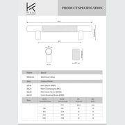 Bondi Knurled Cabinet Pull Handles gallery detail image