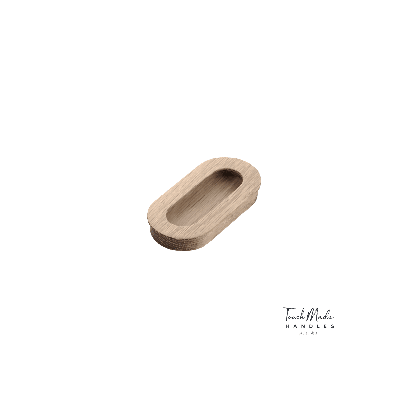 Cascade Recessed Oval Small Timber Handles gallery detail image
