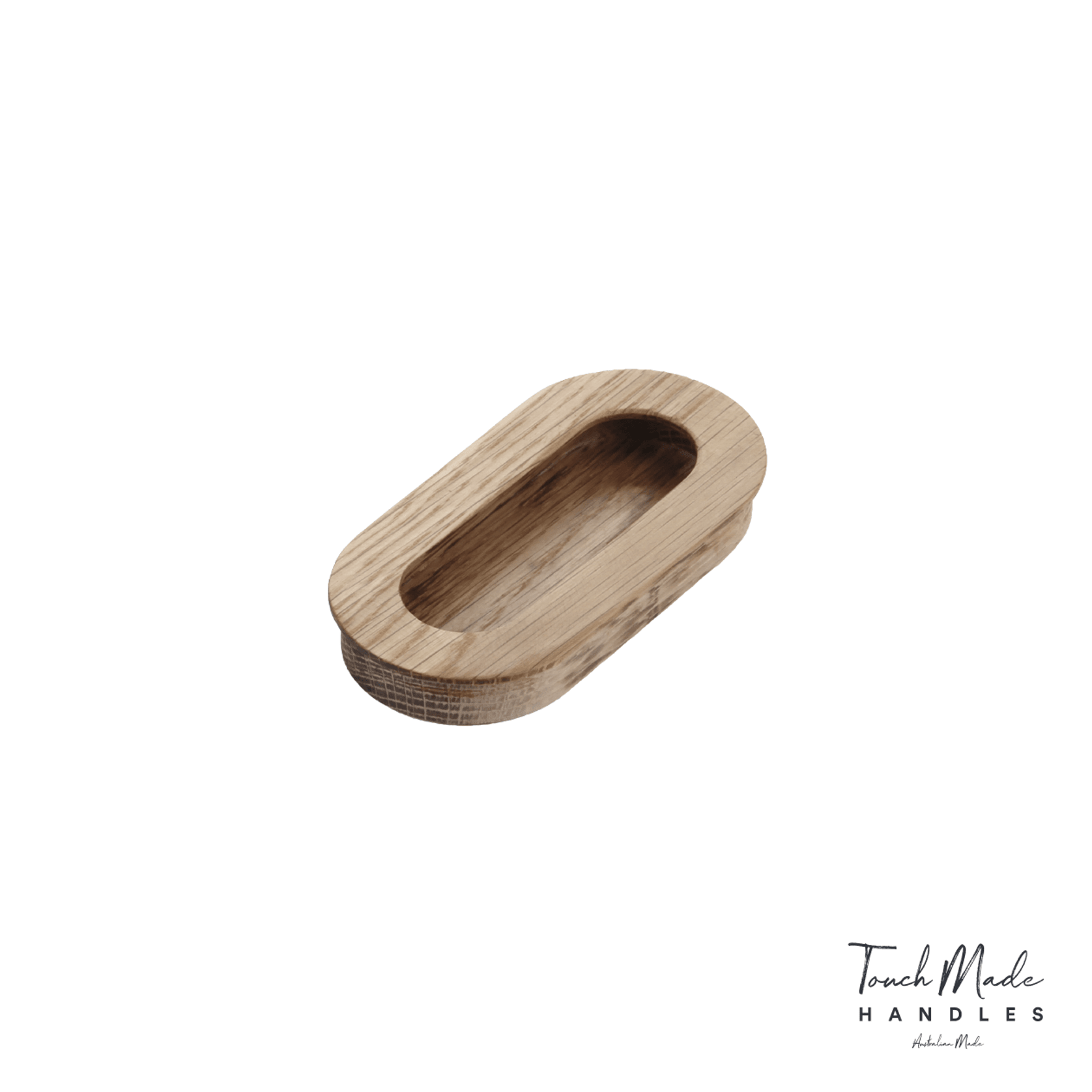 Cascade Recessed Oval Small Timber Handles gallery detail image