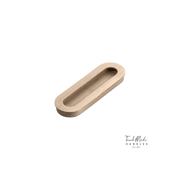 Cascade Recessed Oval Small Timber Handles gallery detail image