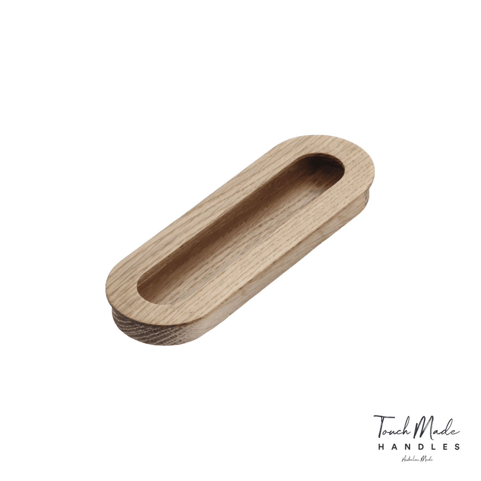 Cascade Recessed Oval Small Timber Handles gallery detail image