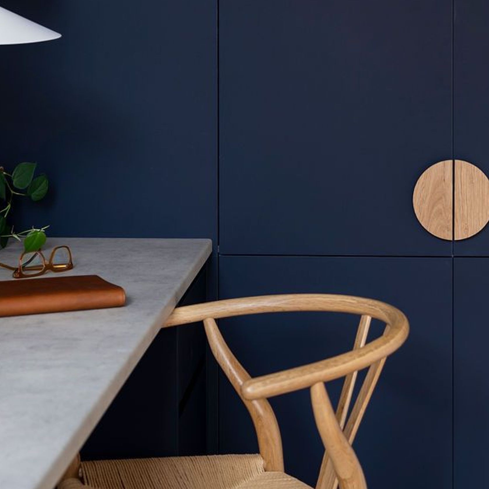 Flat Half Moon - Timber Door Handle - TDH002 gallery detail image
