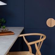 Flat Half Moon - Timber Door Handle - TDH002 gallery detail image
