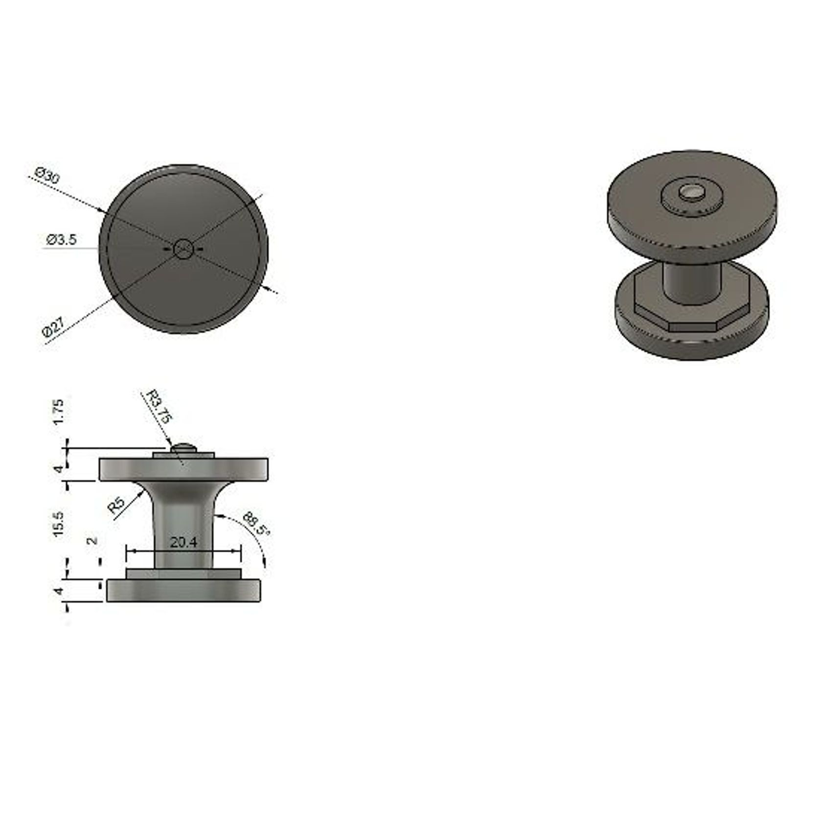 Gaziano Otto D Handle gallery detail image