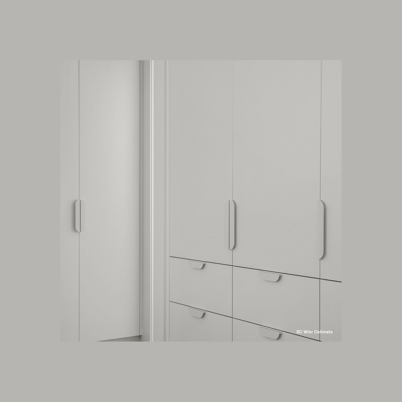 Matt White Ova Handles gallery detail image