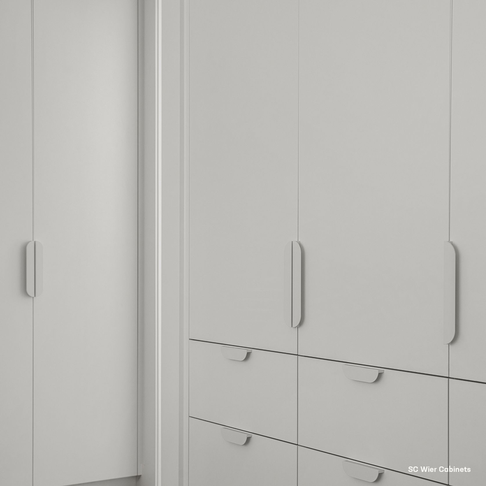 Matt White Ova Handles gallery detail image