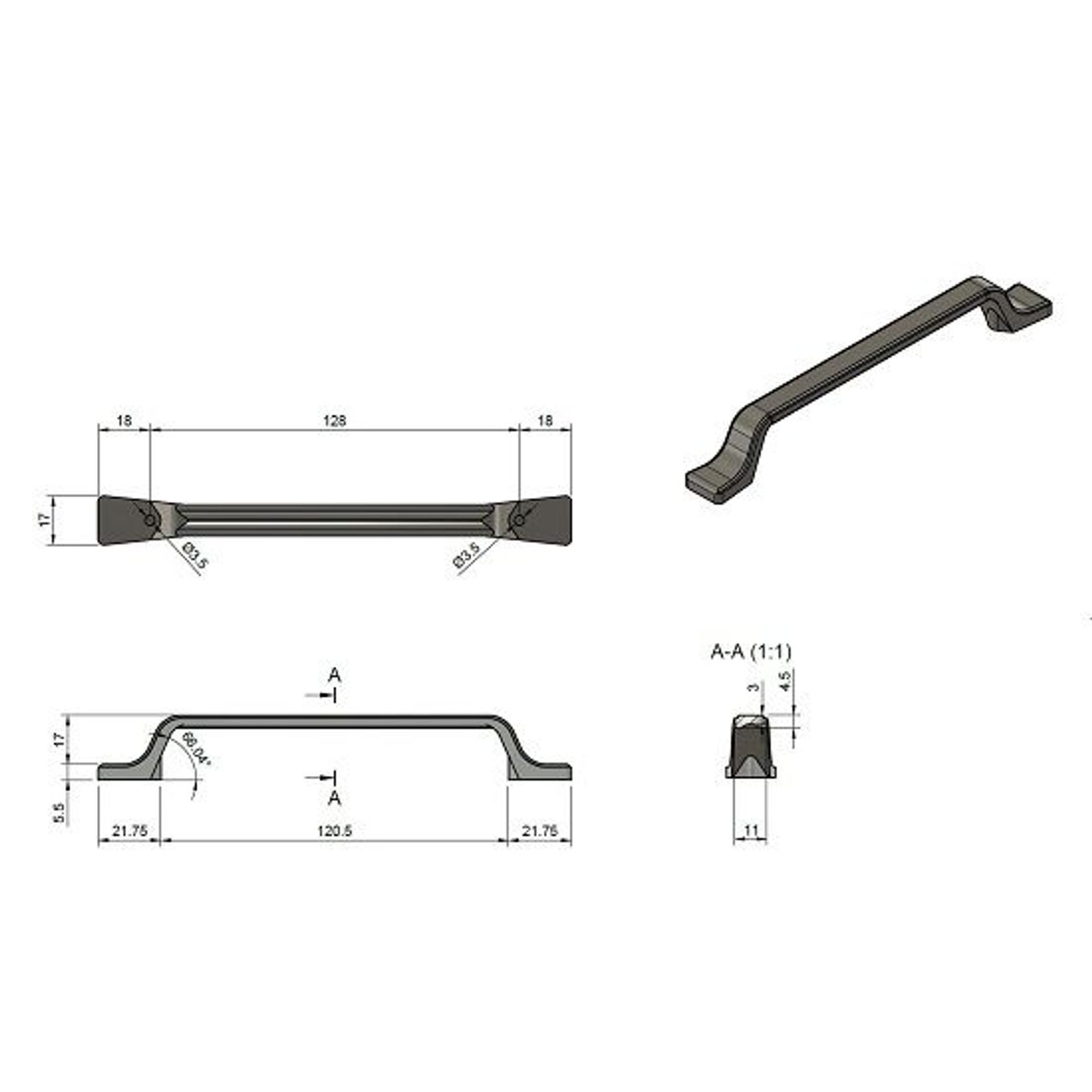 Padua D Handle gallery detail image