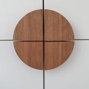 Flat Half Moon - Timber Door Handle - TDH002 gallery detail image