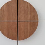 Flat Half Moon - Timber Door Handle - TDH002 gallery detail image