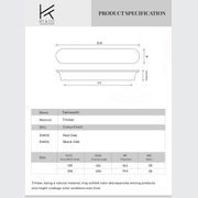 Tamworth Natural Timber Drawer Pull Handles gallery detail image