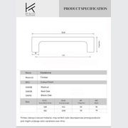 Gladstone Natural Timber Cabinet Handles gallery detail image