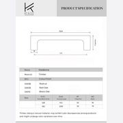 Gladstone Natural Timber Cabinet Handles gallery detail image