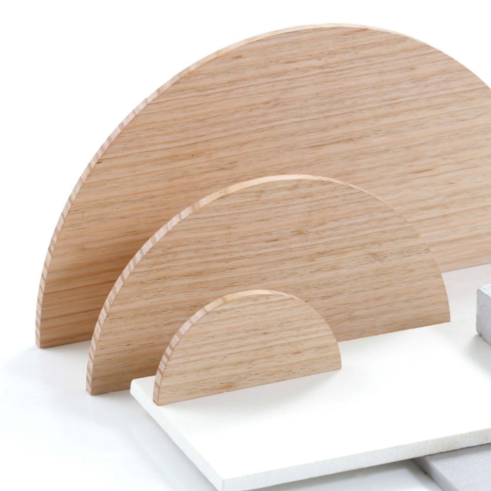 Hand Crafted Timber Half Moon Handles gallery detail image