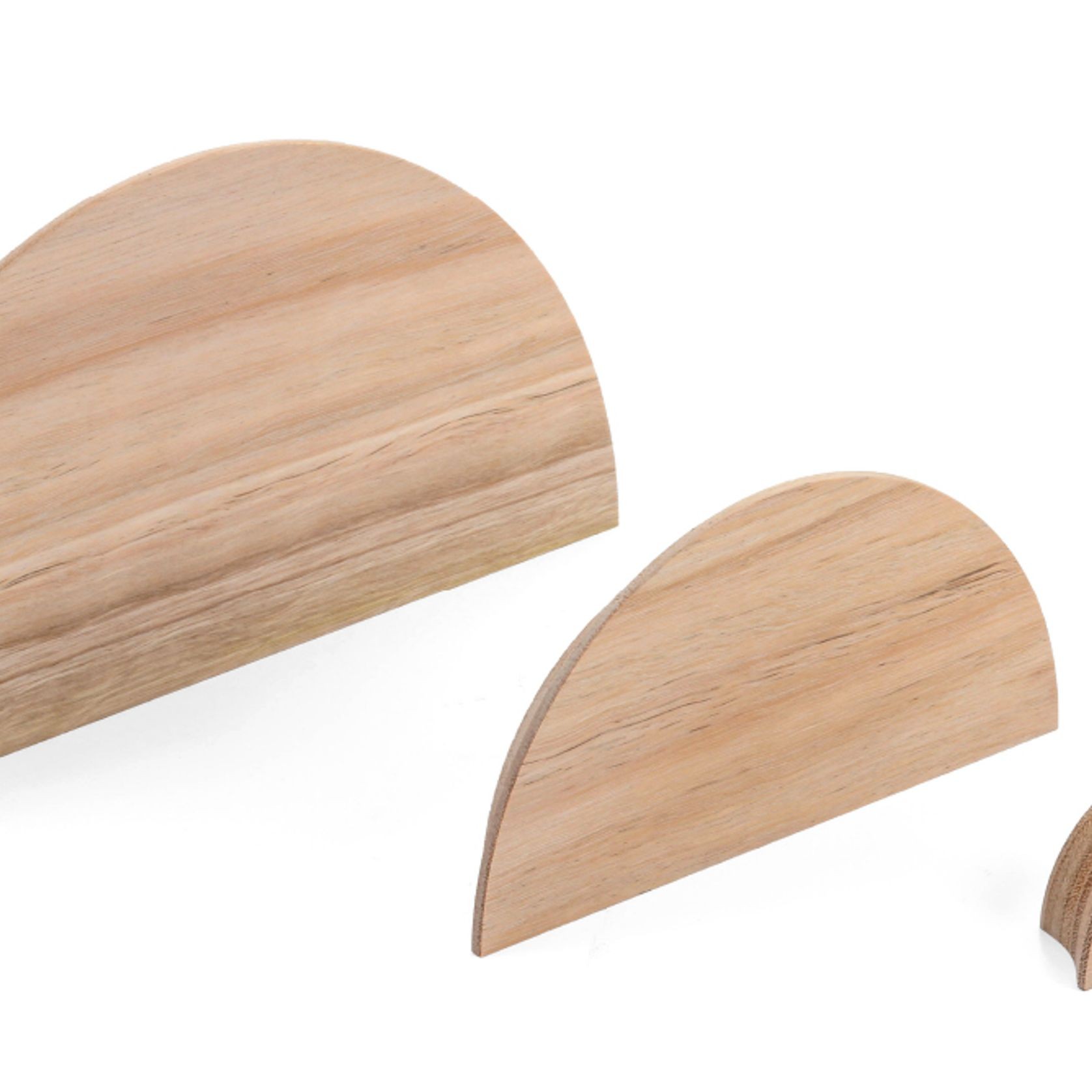 Hand Crafted Timber Half Moon Handles gallery detail image