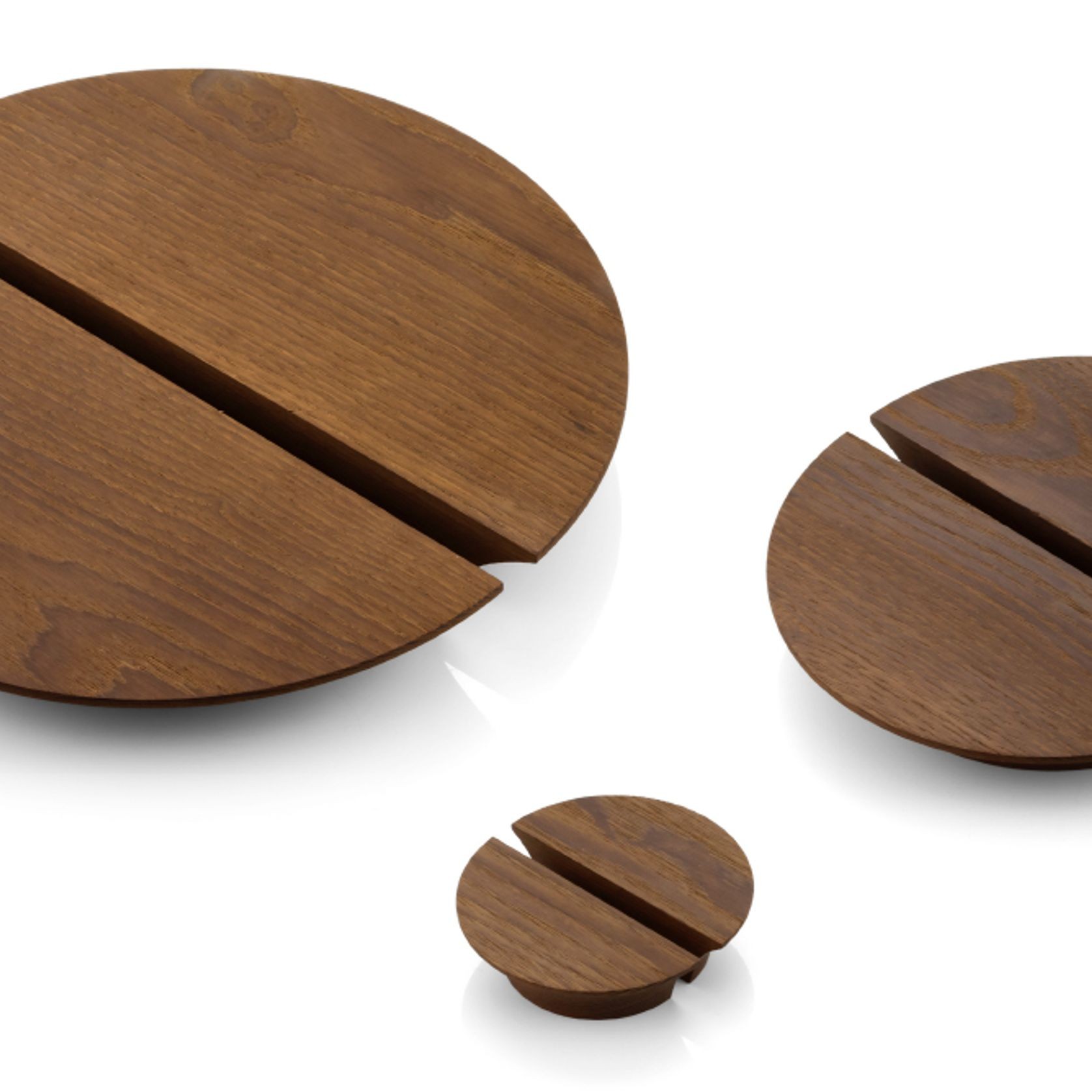 Hand Crafted Timber Half Moon Handles gallery detail image