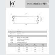 Bunbury Hampton Kitchen Handles gallery detail image