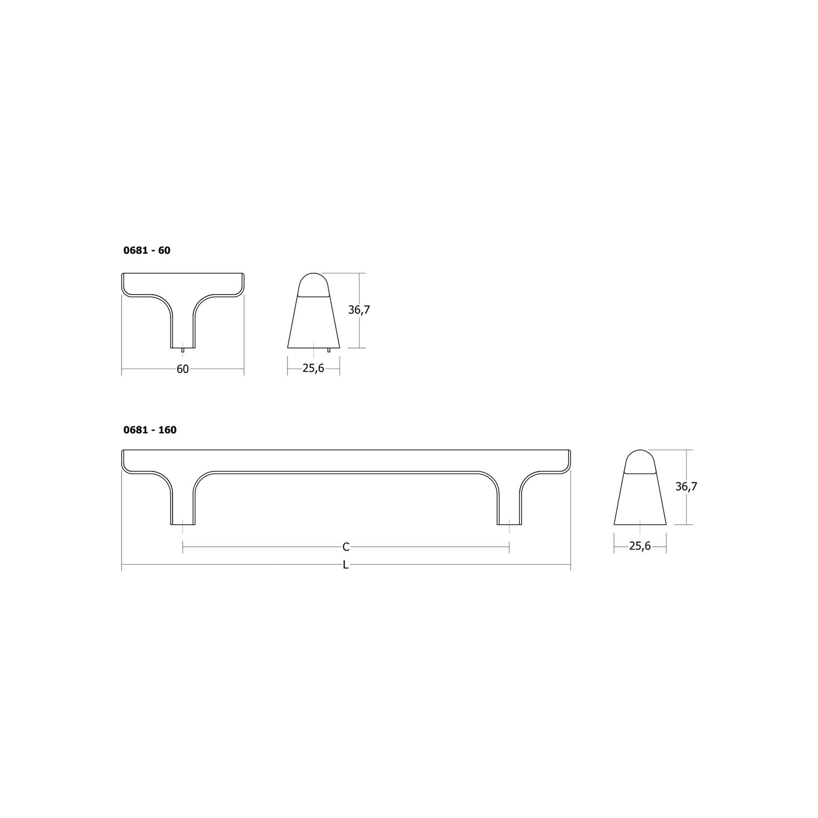 HINOKI WOOD Cabinet Handle gallery detail image