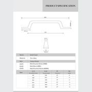 Gold Coast Modern D-Shape Kitchen Handles gallery detail image