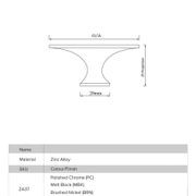 Large Kitchen Cabinet Knobs 60mm gallery detail image