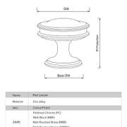 Port Lincoln Contemporary Drawer Knobs gallery detail image