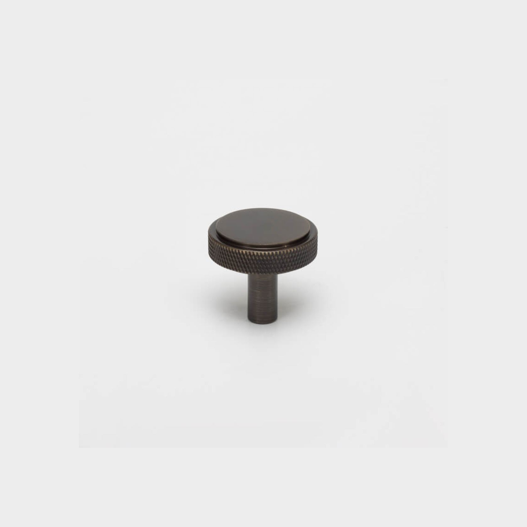 Round Knurled Solid Brass  Drawer Knobs gallery detail image