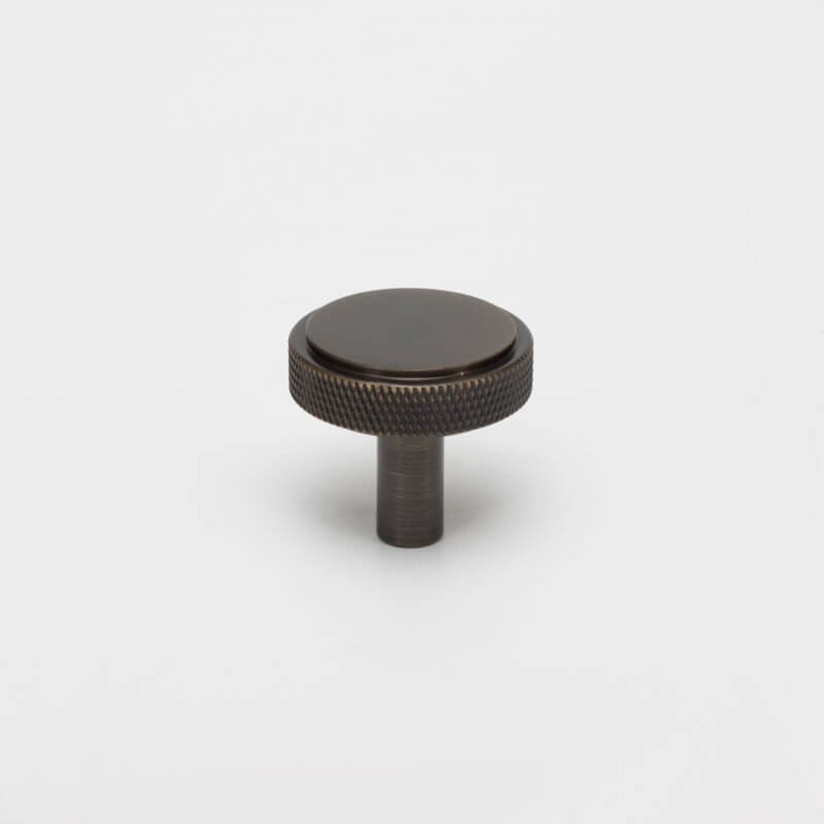 Round Knurled Solid Brass Drawer Knobs gallery detail image