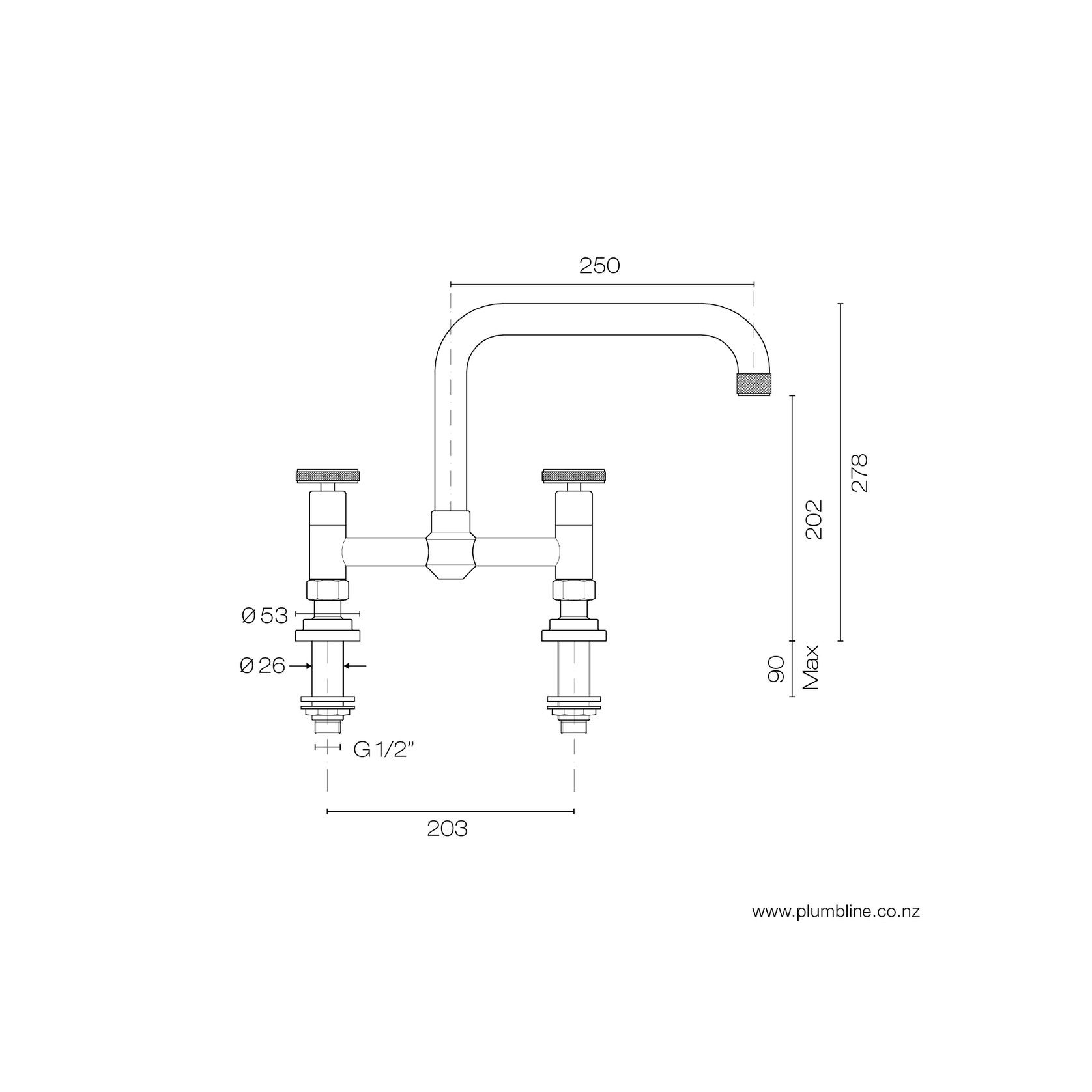 Arena Bridge Kitchen Mixer gallery detail image