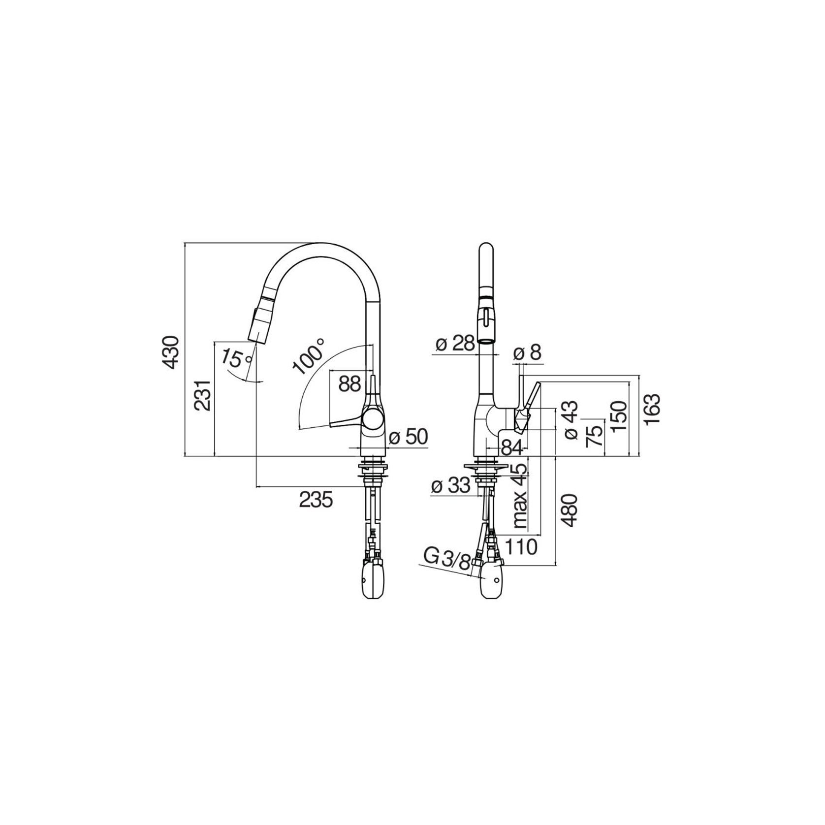 Mania Kitchen Mixer gallery detail image