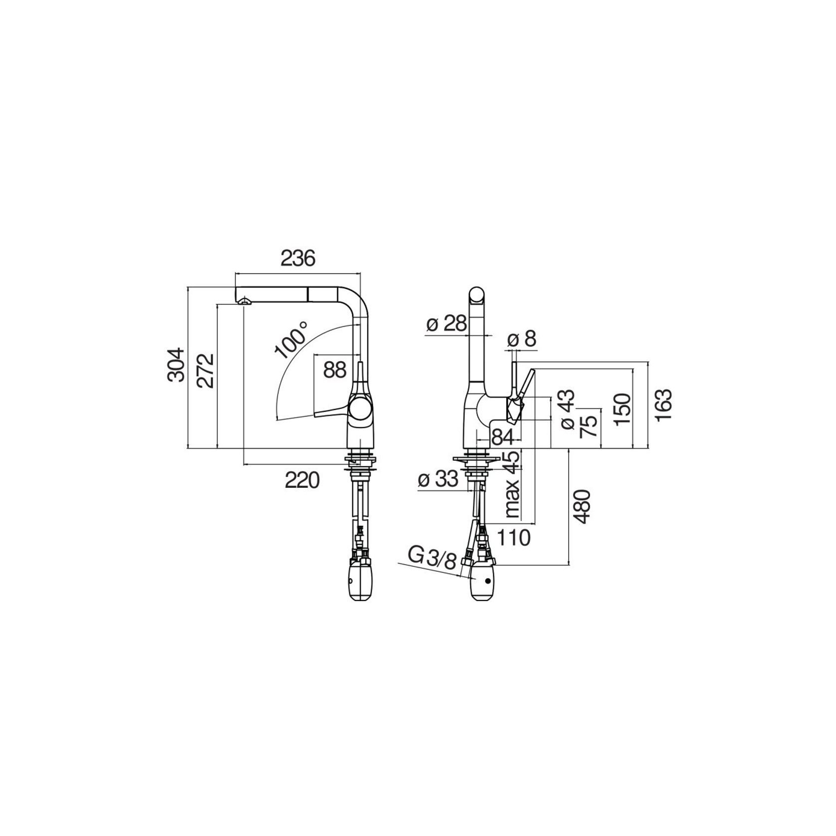 Mania Kitchen Mixer gallery detail image