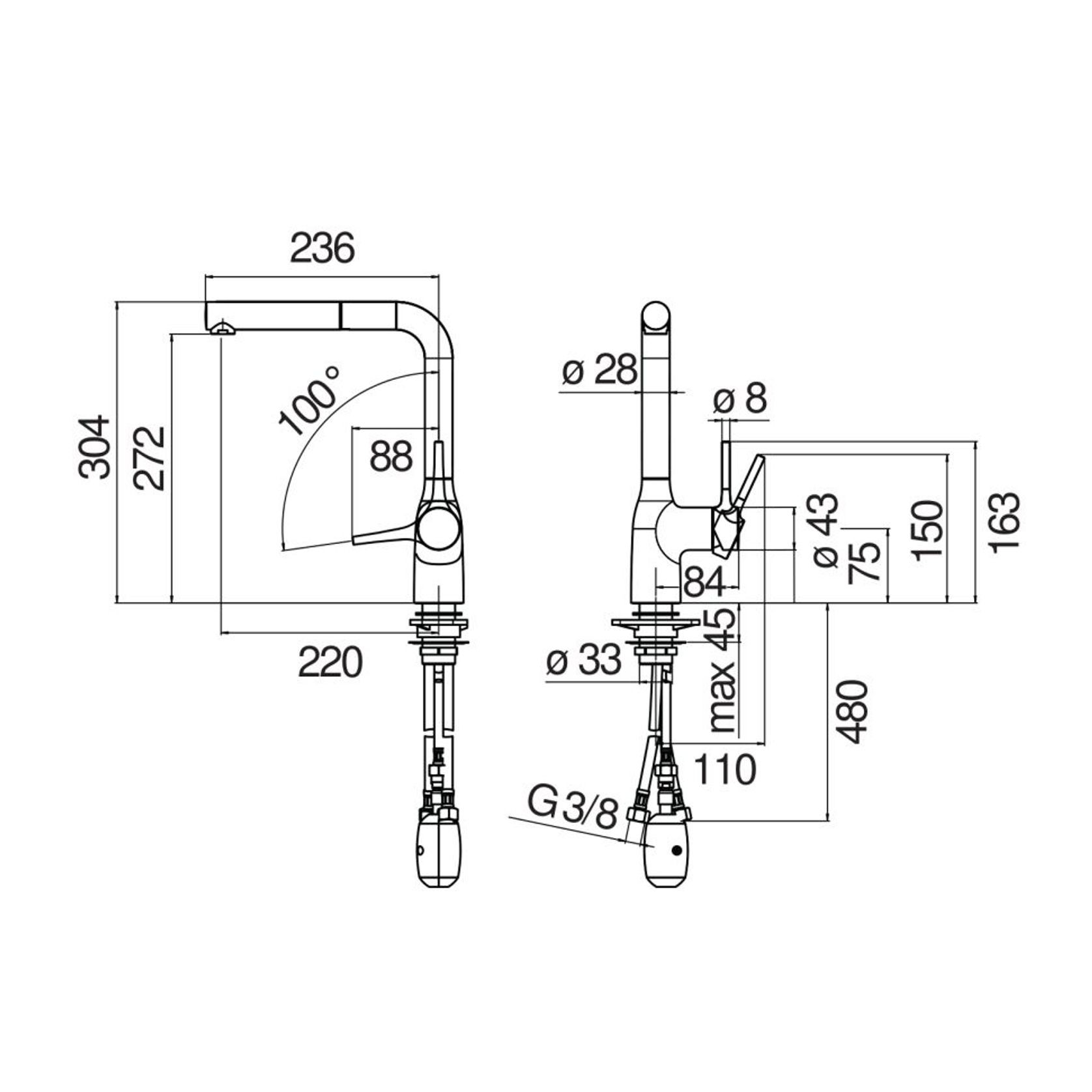 Mania Kitchen Mixer gallery detail image