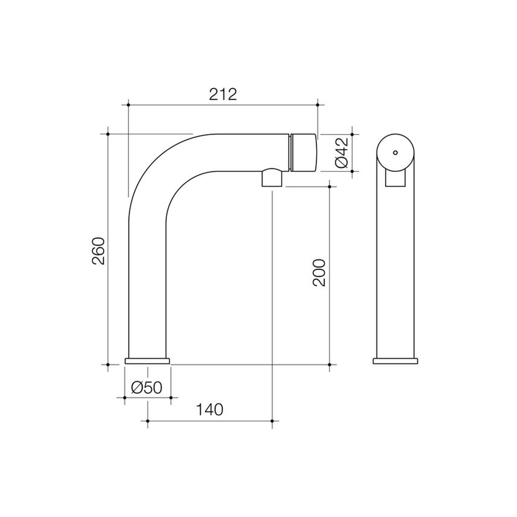 Civic Hob Push Button Bottle Filler gallery detail image