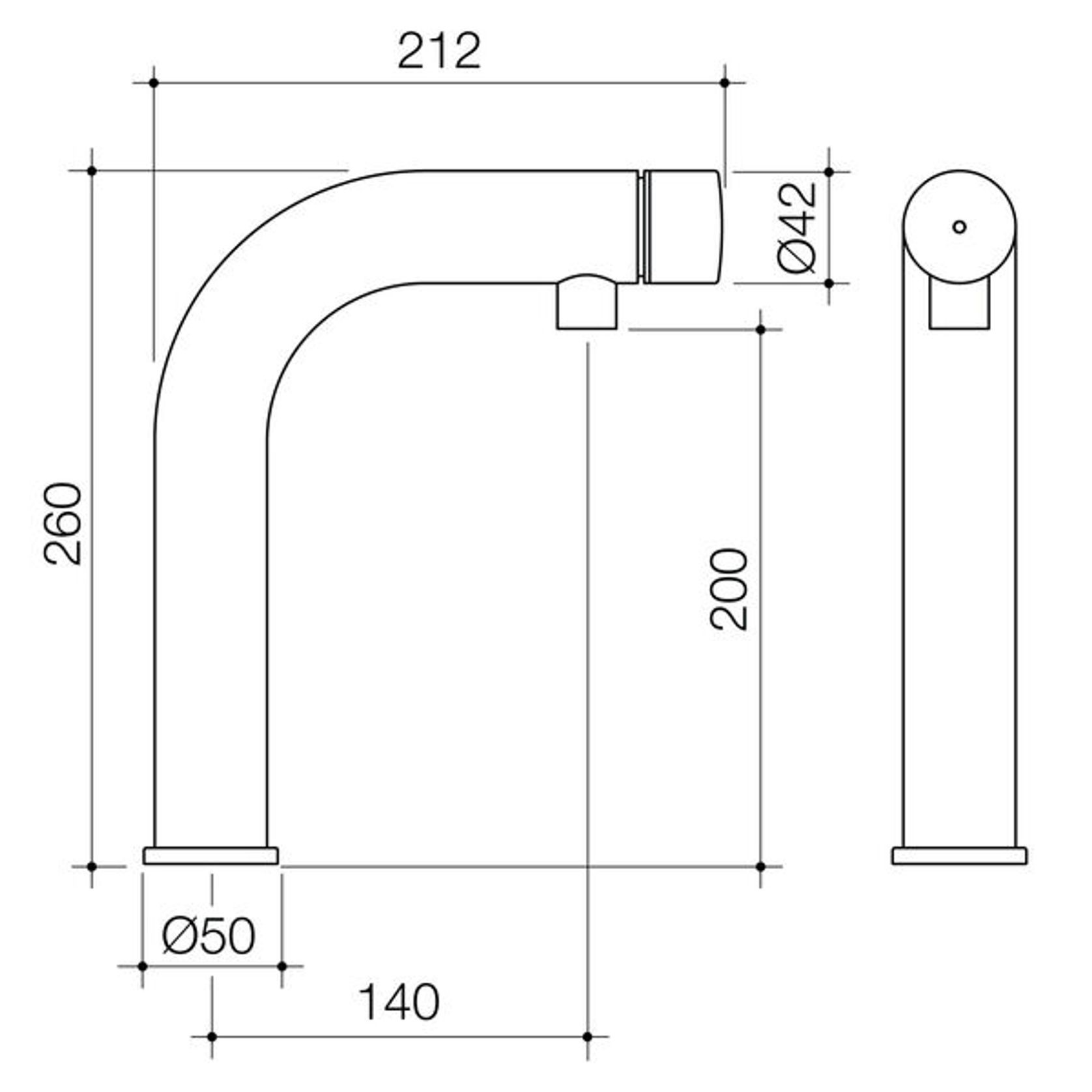 Civic Hob Push Button Bottle Filler gallery detail image