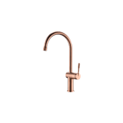 Rivet Gooseneck Kitchen Mixer Brushed Copper gallery detail image
