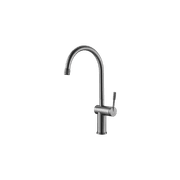 Rivet Gooseneck Kitchen Mixer Gun Metal gallery detail image