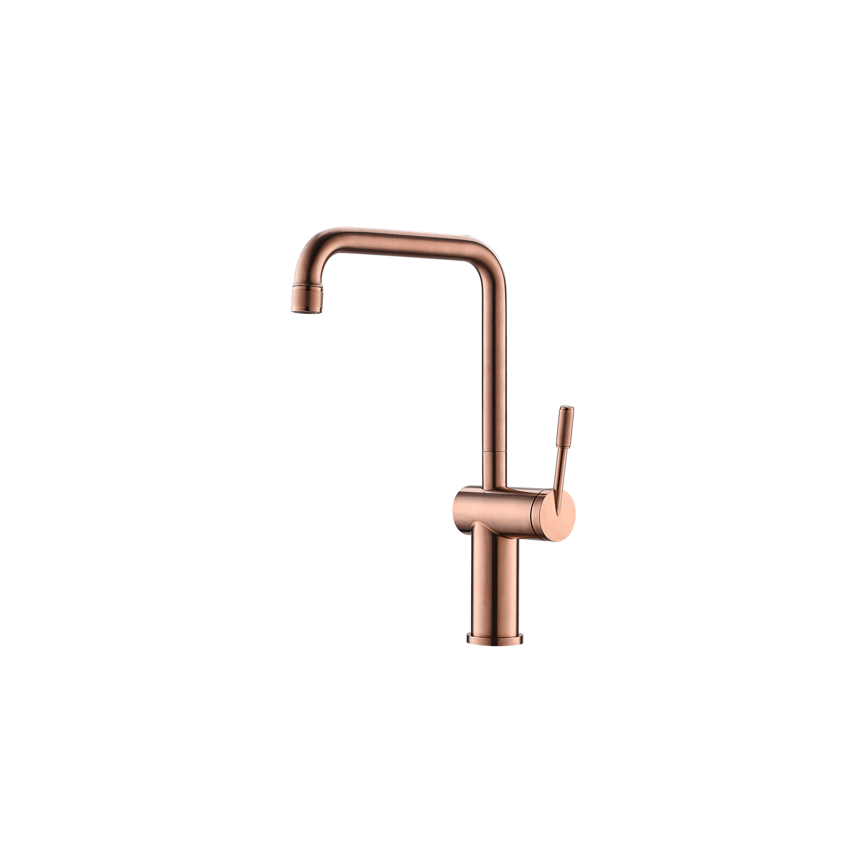 Rivet Straight Neck Kitchen Mixer Brushed Copper gallery detail image