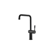 Rivet Straight Neck Kitchen Mixer Matte Black gallery detail image