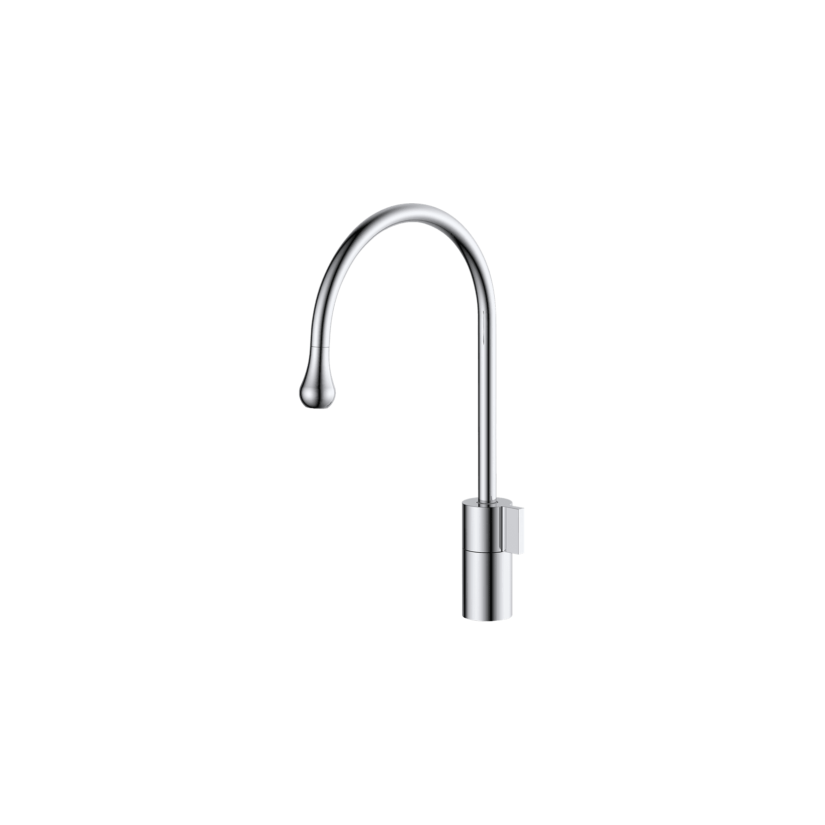 Orbit Gooseneck Kitchen Mixer Chrome gallery detail image
