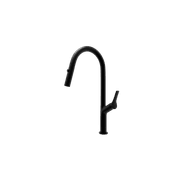 Muse Extractable Kitchen Mixer Satin Black gallery detail image