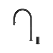 Doppia Extractable Kitchen Mixer Matte Black gallery detail image