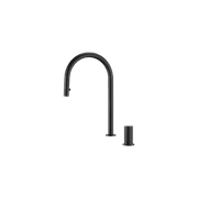 Doppia Extractable Kitchen Mixer Matte Black gallery detail image
