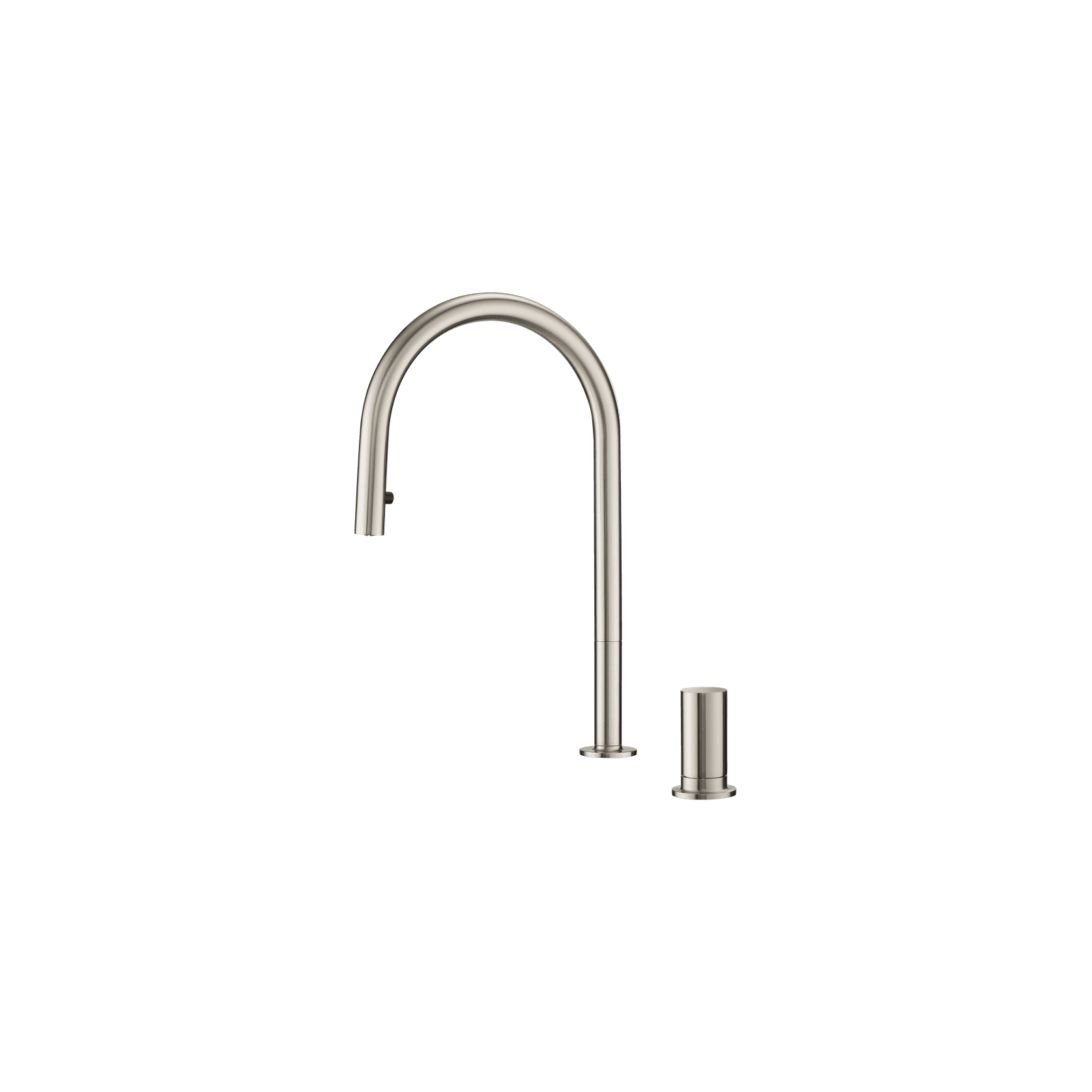 Doppia Extractable Kitchen Mixer Brushed Nickel gallery detail image
