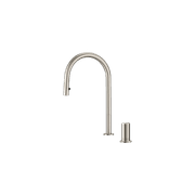 Doppia Extractable Kitchen Mixer Brushed Nickel gallery detail image